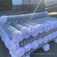 High Quality hot dipped galvanized diamond wire mesh used chain link fence for sale factory price